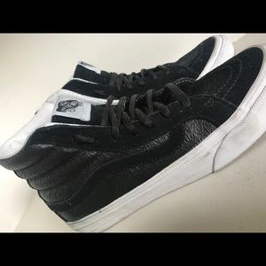 Vans Black Hightop Sneakers